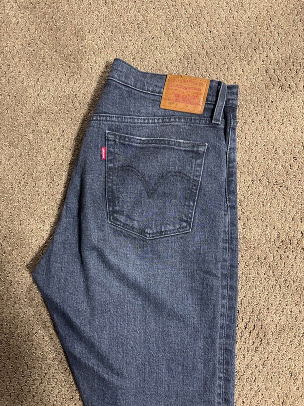 Levi's women’s  black wash  501 Denim Jeans